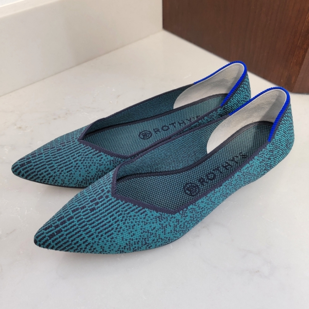 Rothy's Spruce Python points